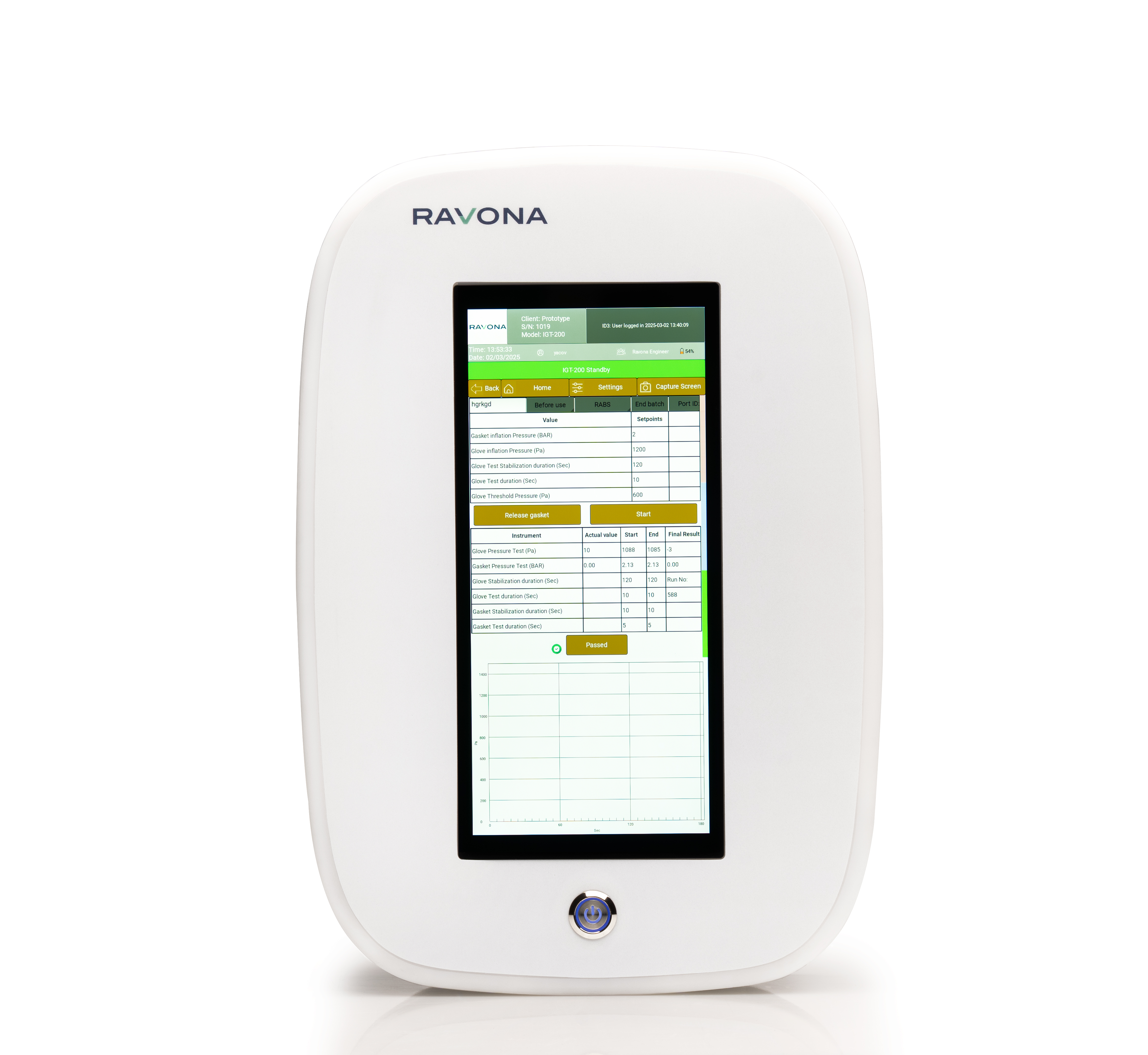 RAVONA IGT-200 Standalone Glove Tester